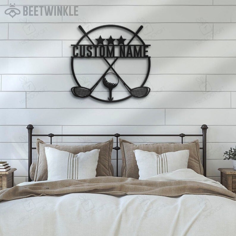 Custom Golf Metal Sign, Golf Gift For Men, Gift For Golf Lovers, Golf Decor