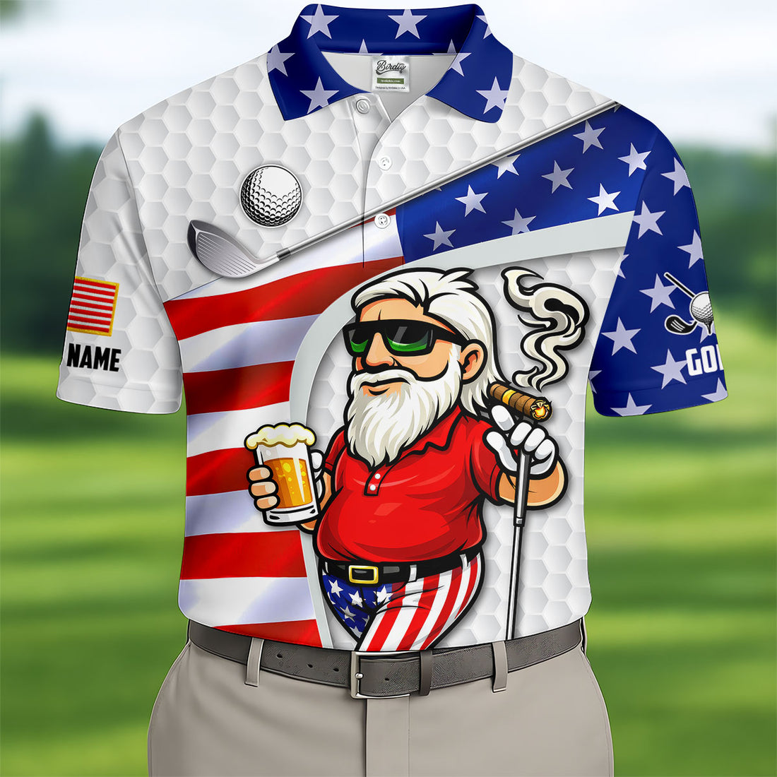 If I'm Drunk It's My Golf Friends' Fault Patriotic 4th Of July Funny Golf Shirt, 250 Years Golf Shirts For Men