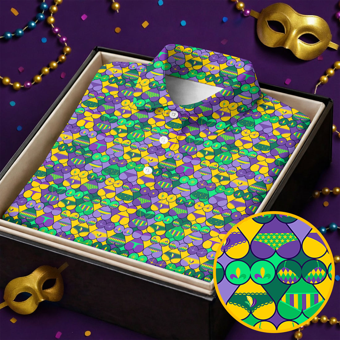 Adult Humor Naughty Fun Mardi Gras Golf Shirt, Women's Golf Shirts, Ladies Golf Polos, Golf Shirt For Women