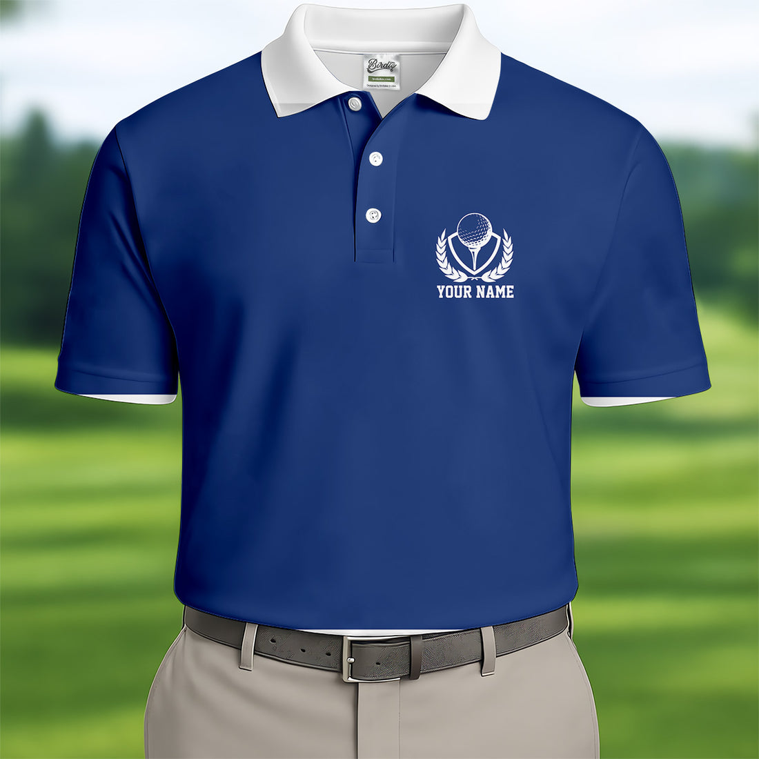 Blue And White Striped Golf Shirt, Golf Tops For Men, Mens Golf Polo Shirts, Cool Golf Gifts, Golfing Apparel