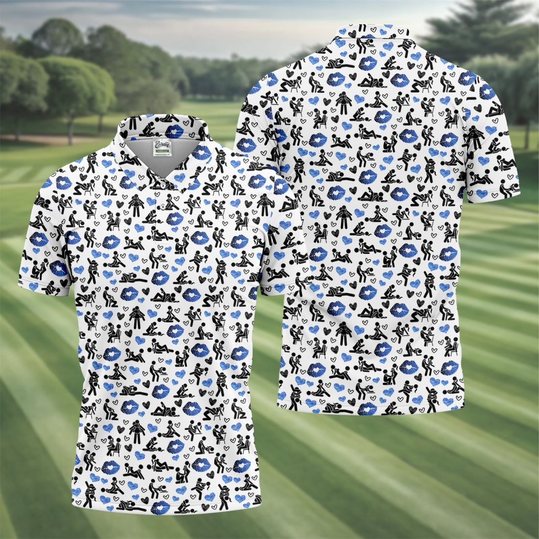 Funny Dirty Adult My Favorite Thing To Do Is You Fun Men's Golf Polos, Men's Golf Polo, Golf Gift For Men