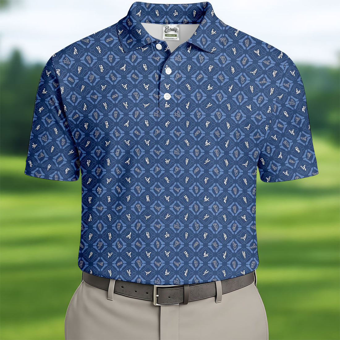 Dirty Funny Adult Humor Men's Funny Golf Shirts, Unique Gift For Golfer, Polo Shirts For Men