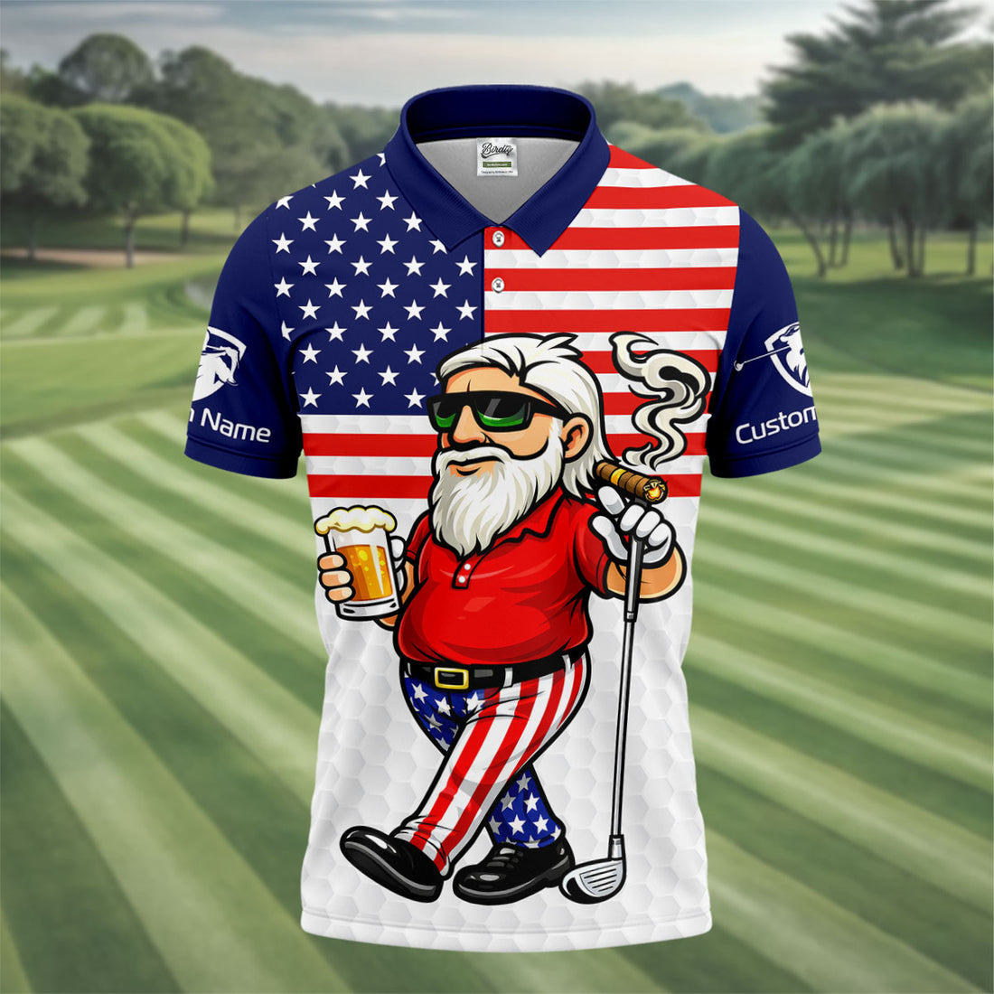 The Older I Get The Harder It Is To Find My Balls Golf And Beer 250 Years Patriotic 4th Of July Golf Shirts For Men