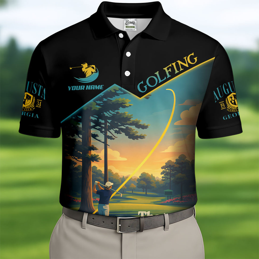 That Shot Augusta Georgia Golf Tournament Golf Shirts For Men, Performance Golf Shirt, Polo Shirts For Men