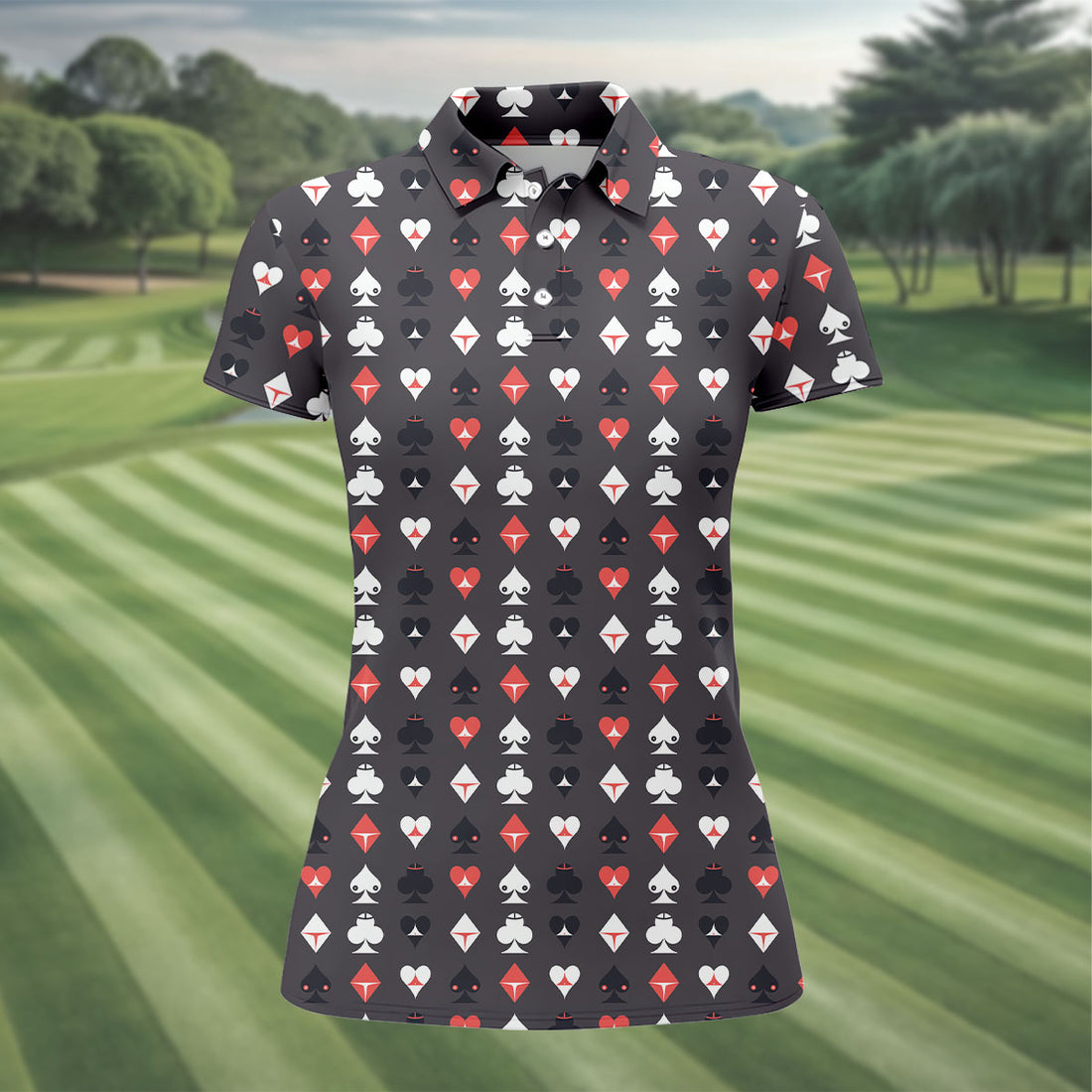 Casino Royale Dirty Funny Women's Golf Tops, Fun Women's Golf Shirts, Valentines Golf Gift, Ladies Golf Polos