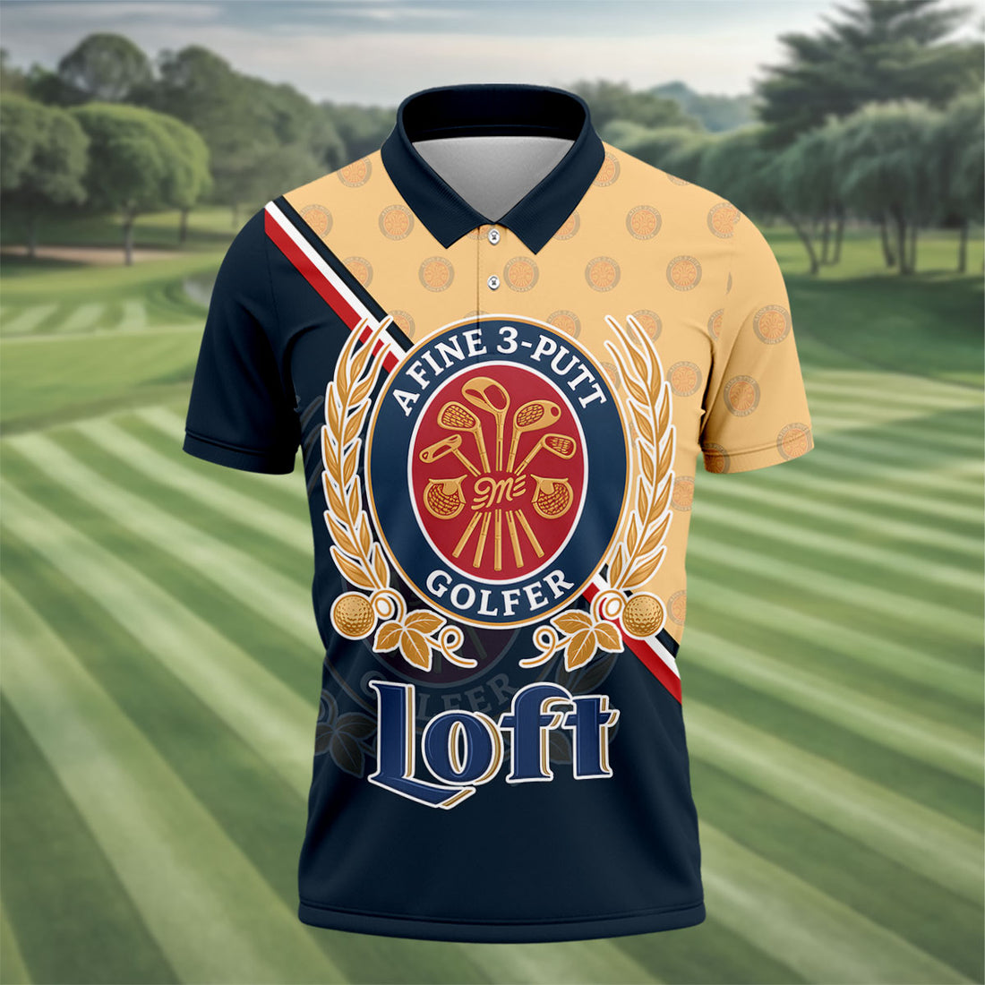 A Fine 3 Putt Golfer Beer Golf Shirt, Funny Golf Shirt, Hawaiian Golf Shirt, Long Sleeve Polo Shirts