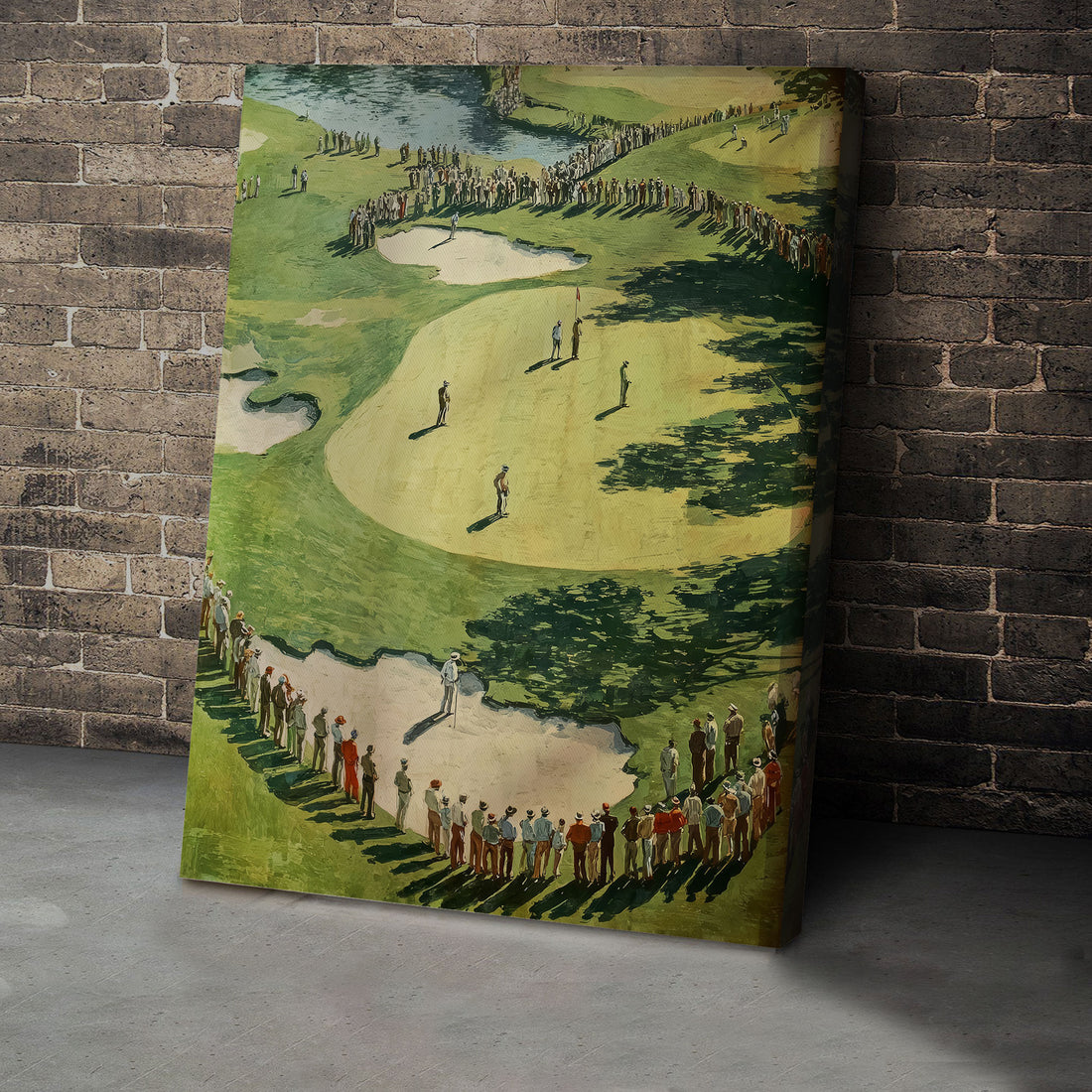 Vintage Golf Wall Art, Golf Wall Hanging, Golf Course Wall Art, Golf Decor, Gift For Golfers