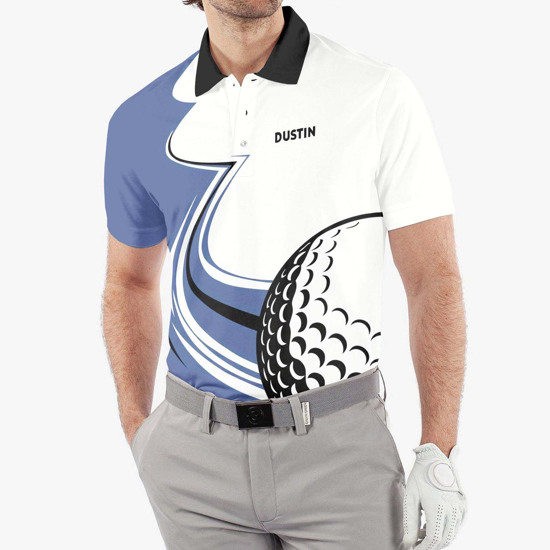 Custom Name Golf Polo Shirt, Golf Shirt, Gift For Golfers