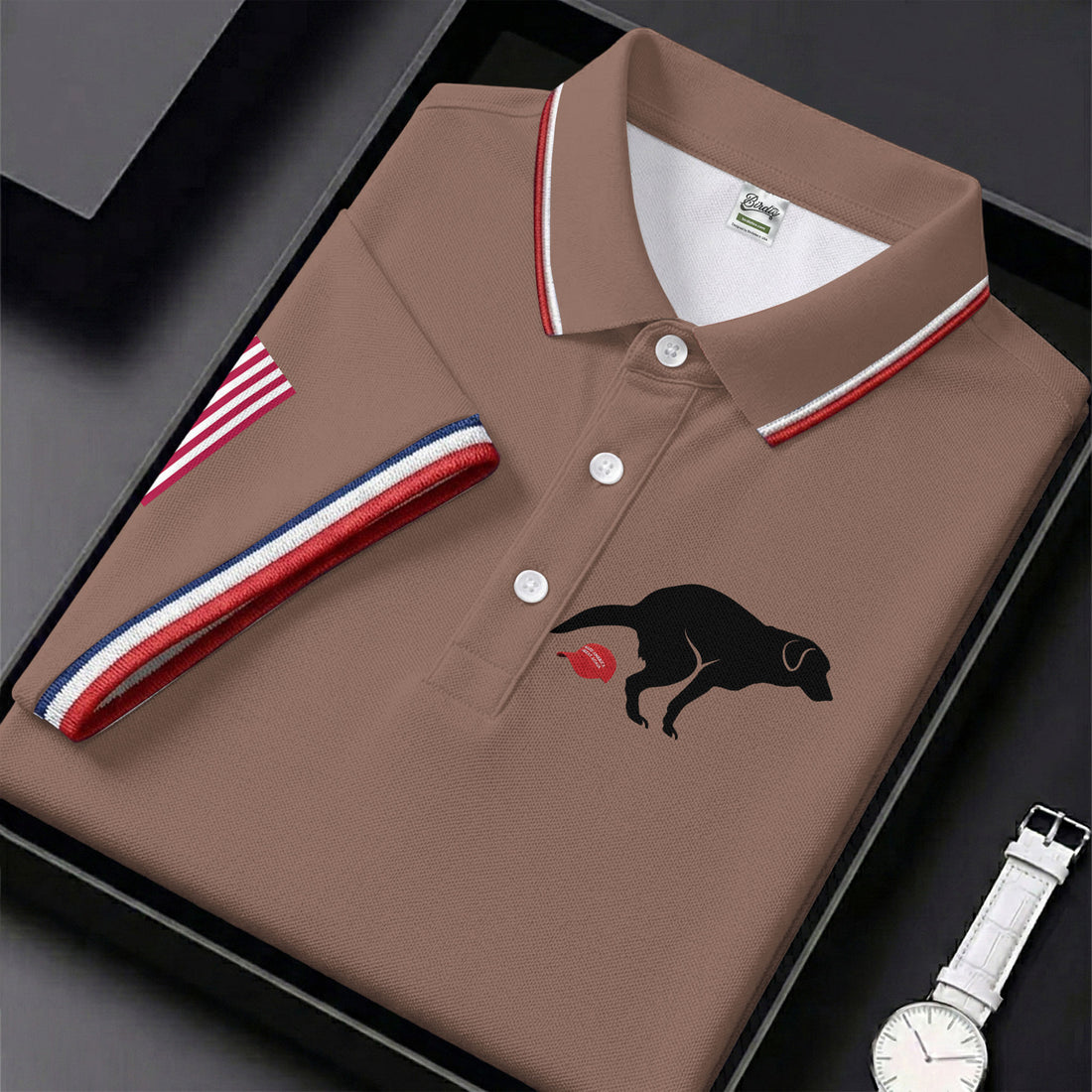 Funny Sarcastic Dog 250 Years Patriotic Golf Shirt, Golf Shirts For Men, 4th Of July Golf Shirt