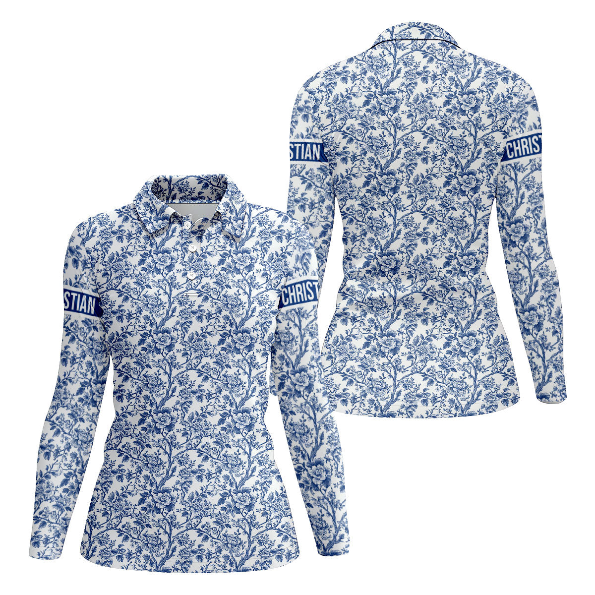 STYLE:Long Sleeve Polo Shirt