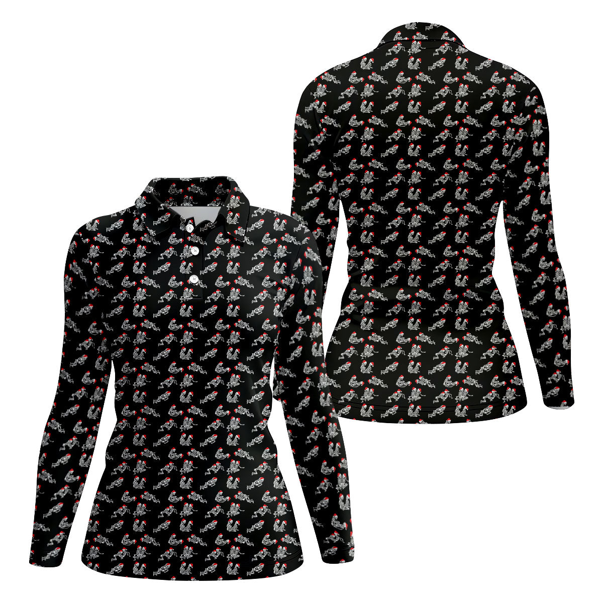 STYLE:Long Sleeve Polo Shirt