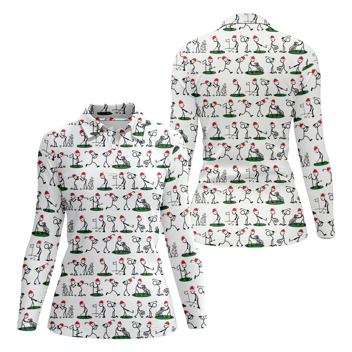 STYLE:Long Sleeve Polo Shirt