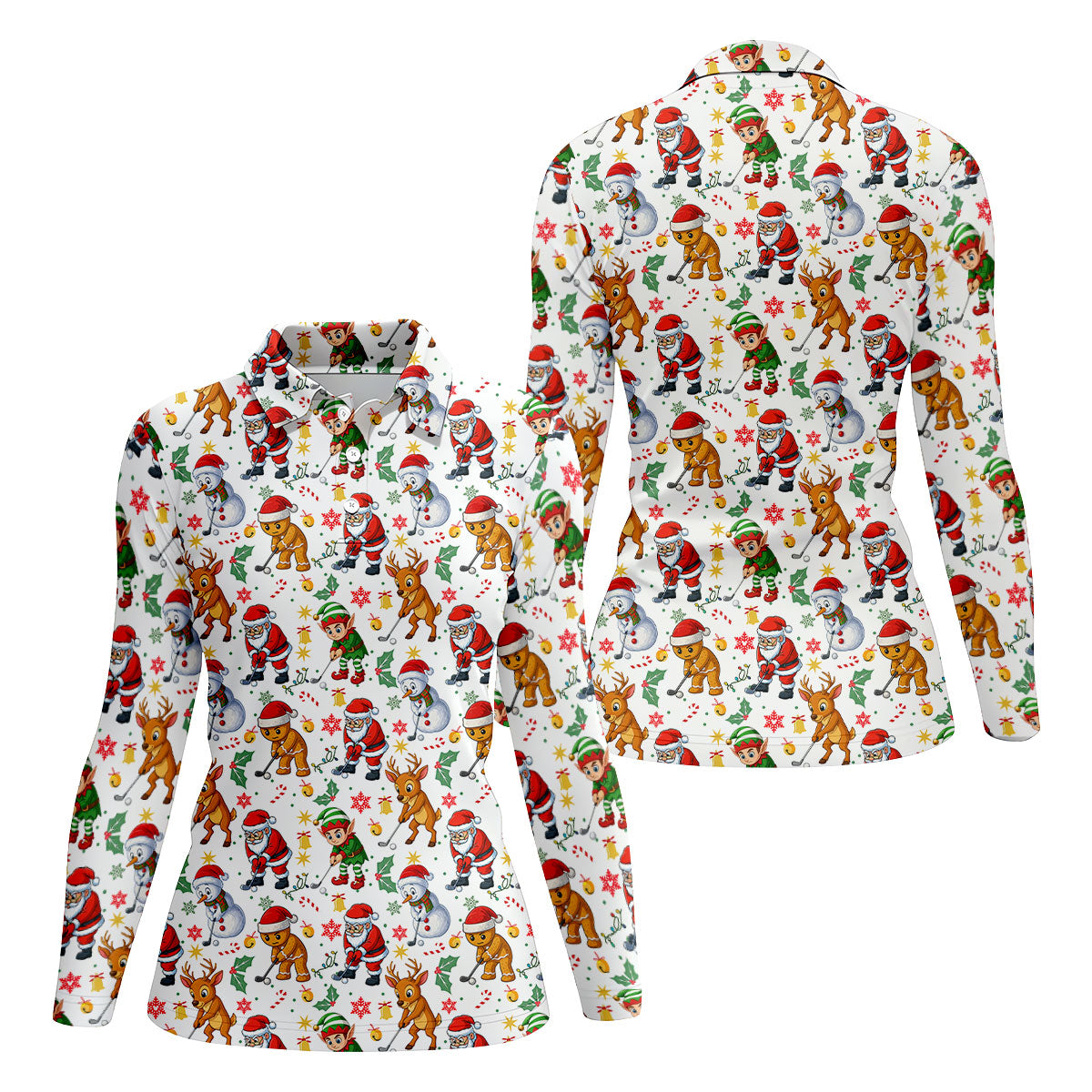 STYLE:Long Sleeve Polo Shirt