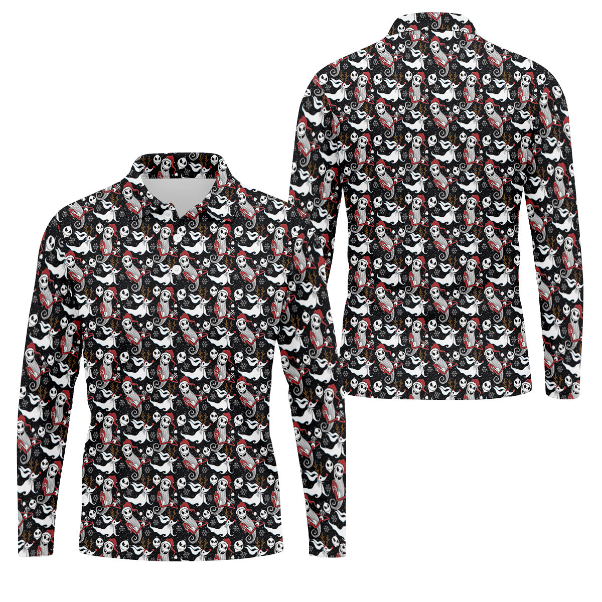 STYLE:Long Sleeve Polo Shirt