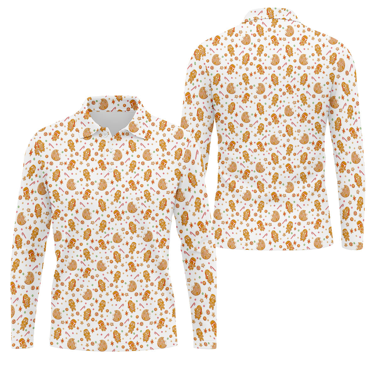 STYLE:Long Sleeve Polo Shirt