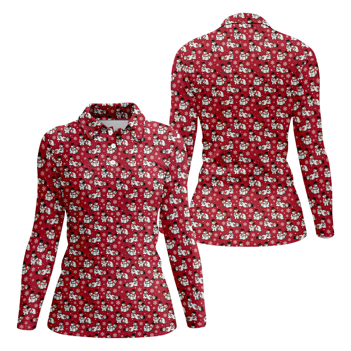 STYLE:Long Sleeve Polo Shirt