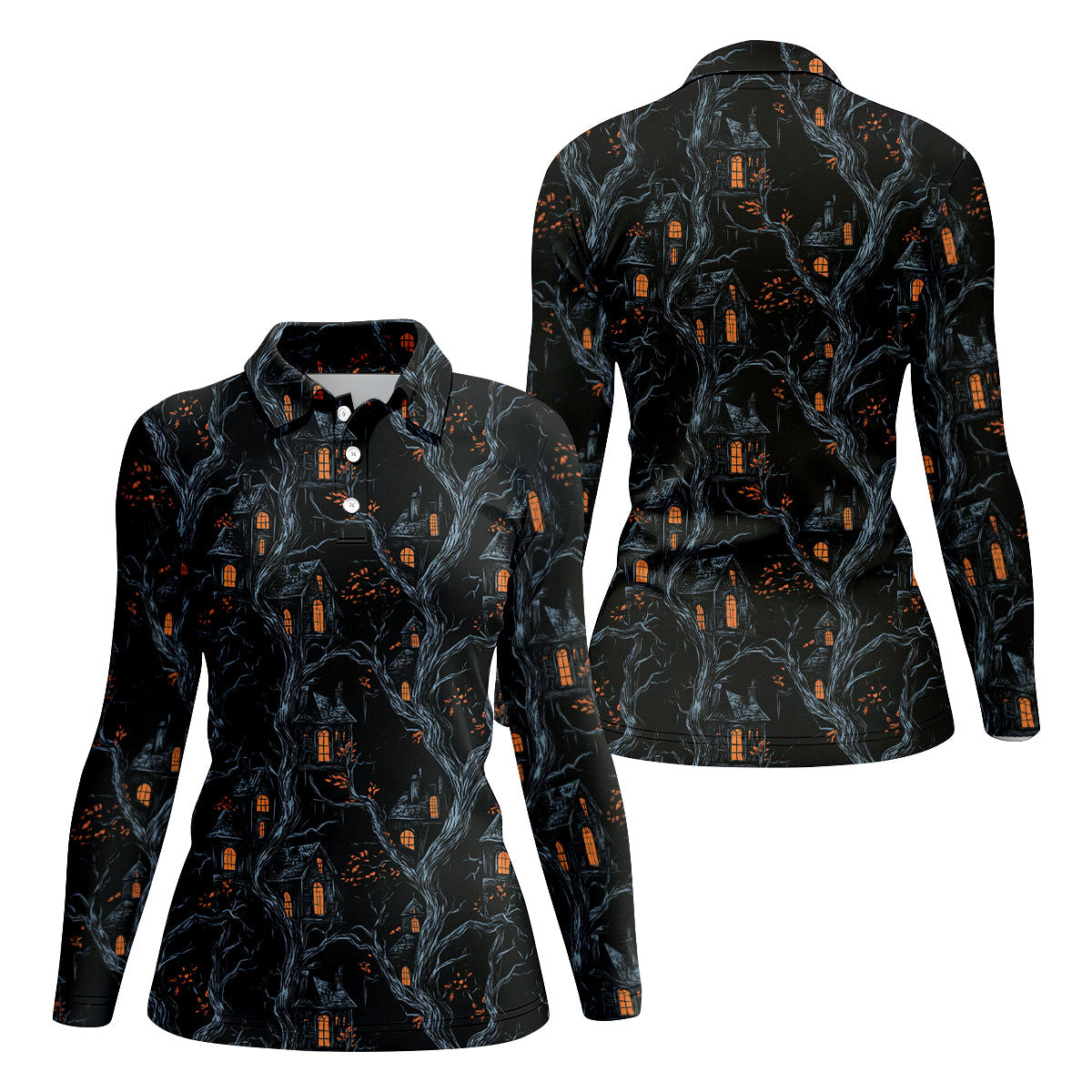 STYLE:Long Sleeve Polo Shirt