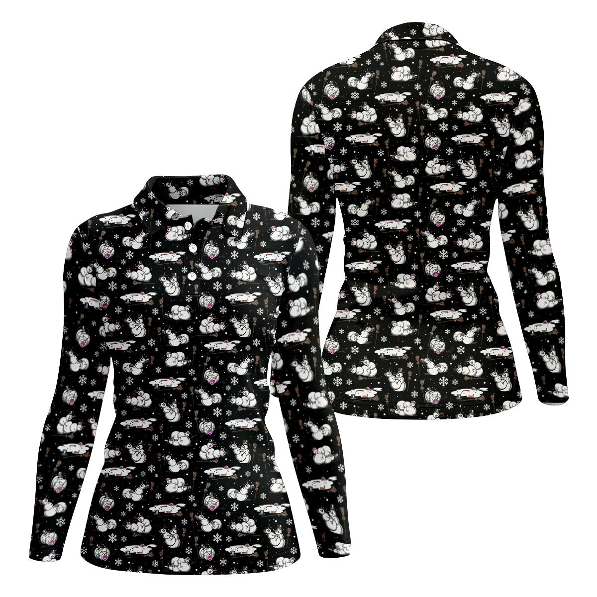 STYLE:Long Sleeve Polo Shirt