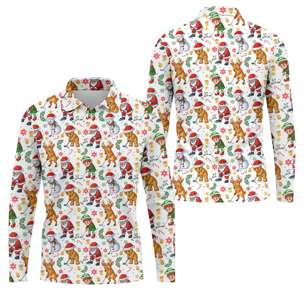 STYLE:Long Sleeve Polo Shirt