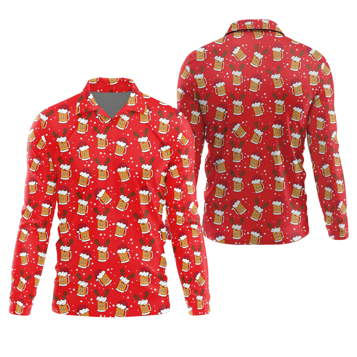 STYLE:Long Sleeve Polo Shirt