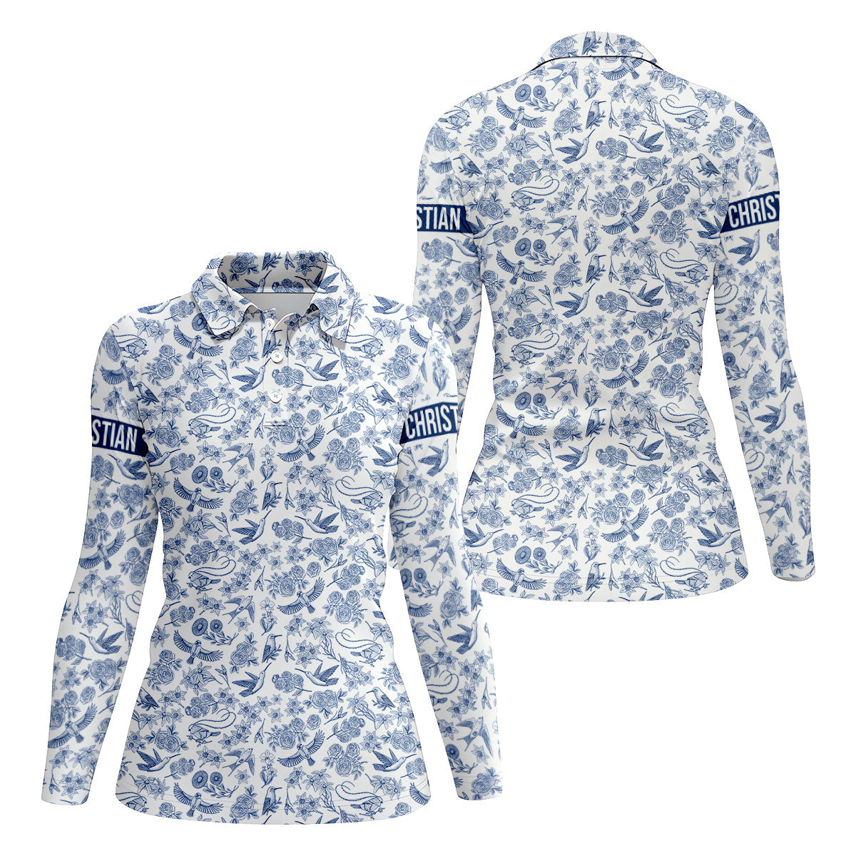 STYLE:Long Sleeve Polo Shirt