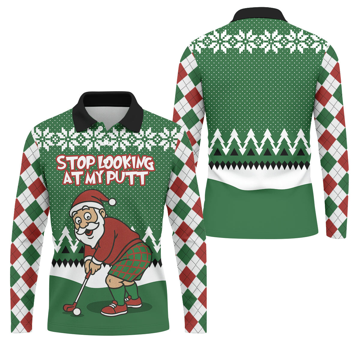 STYLE:Long Sleeve Polo Shirt