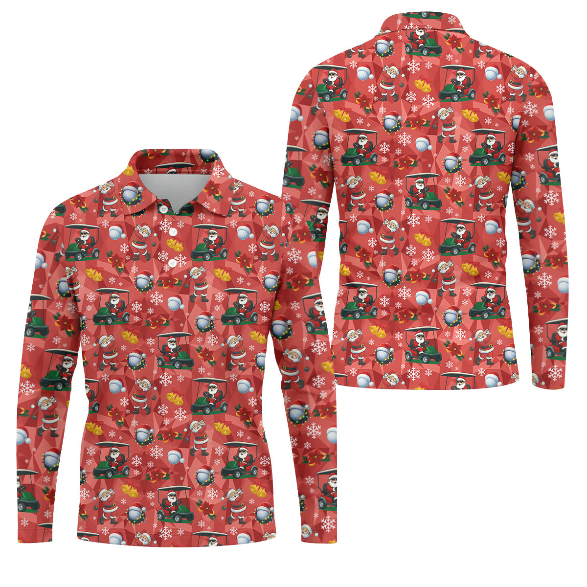 STYLE:Long Sleeve Polo Shirt