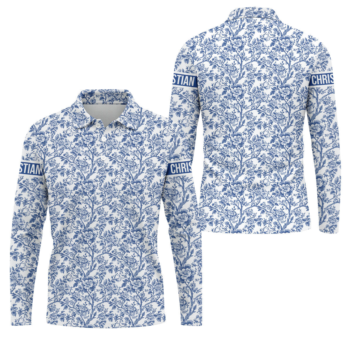STYLE:Long Sleeve Polo Shirt