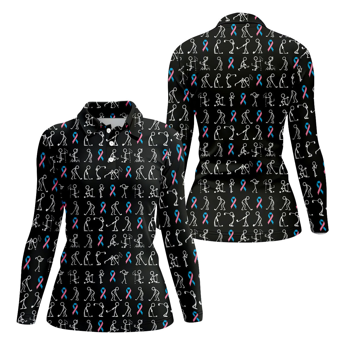 STYLE:Long Sleeve Polo Shirt