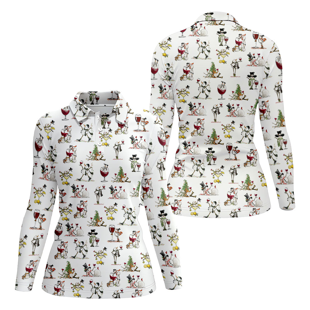 STYLE:Long Sleeve Polo Shirt