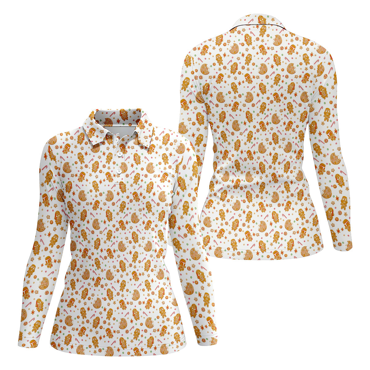 STYLE:Long Sleeve Polo Shirt