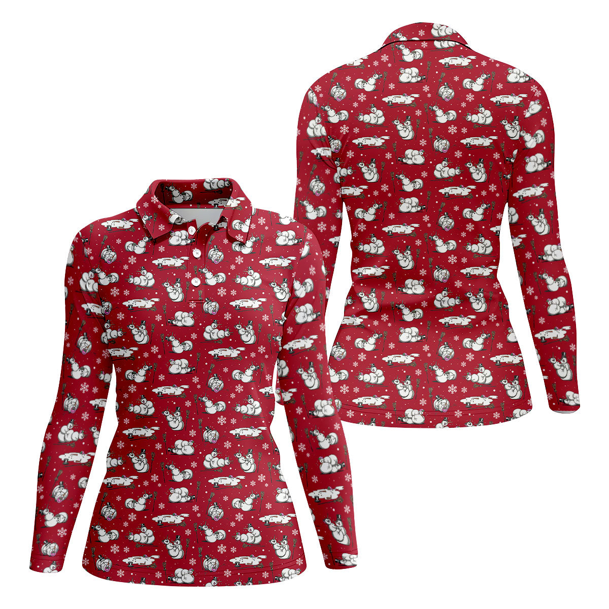 STYLE:Long Sleeve Polo Shirt