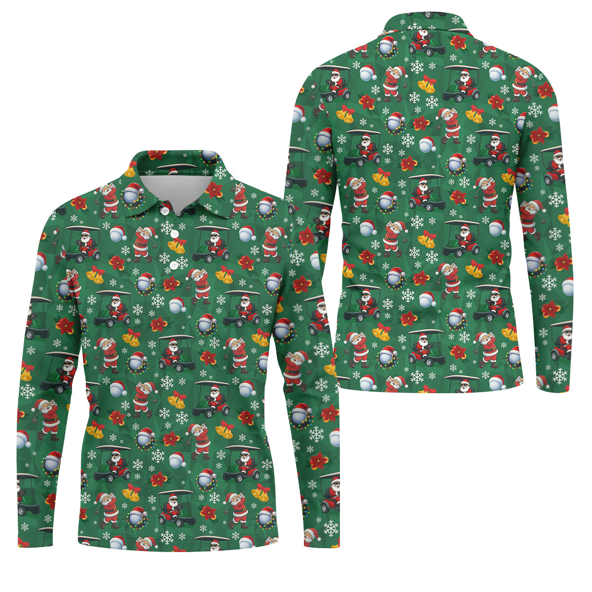 STYLE:Long Sleeve Polo Shirt