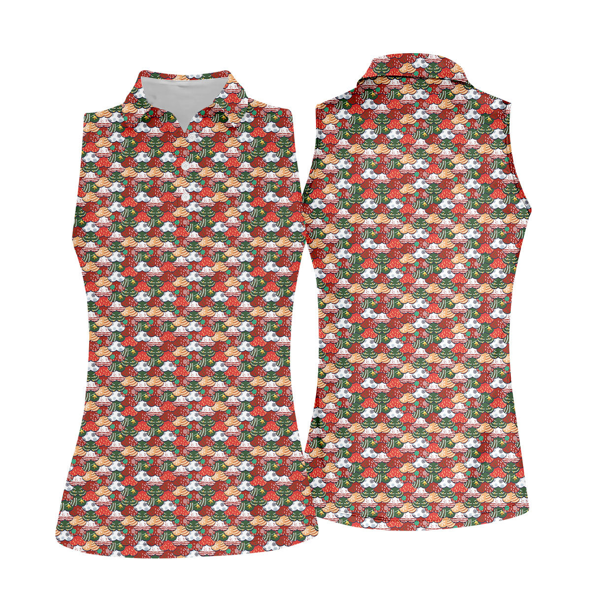 STYLE:Sleeveless Polo Shirt