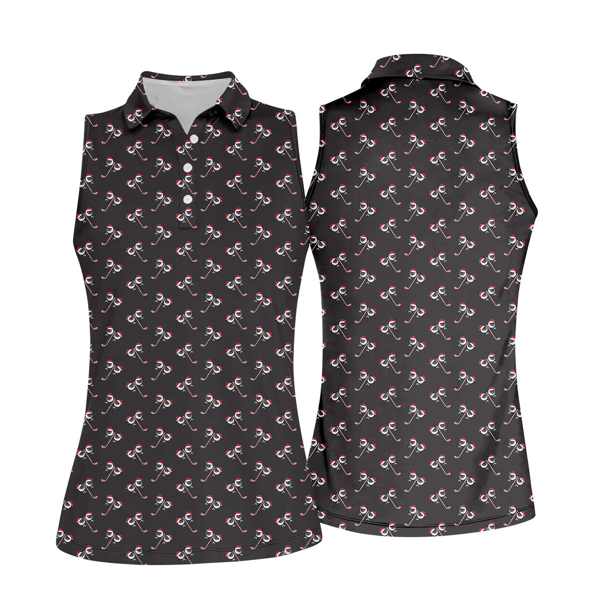 STYLE:Sleeveless Polo Shirt