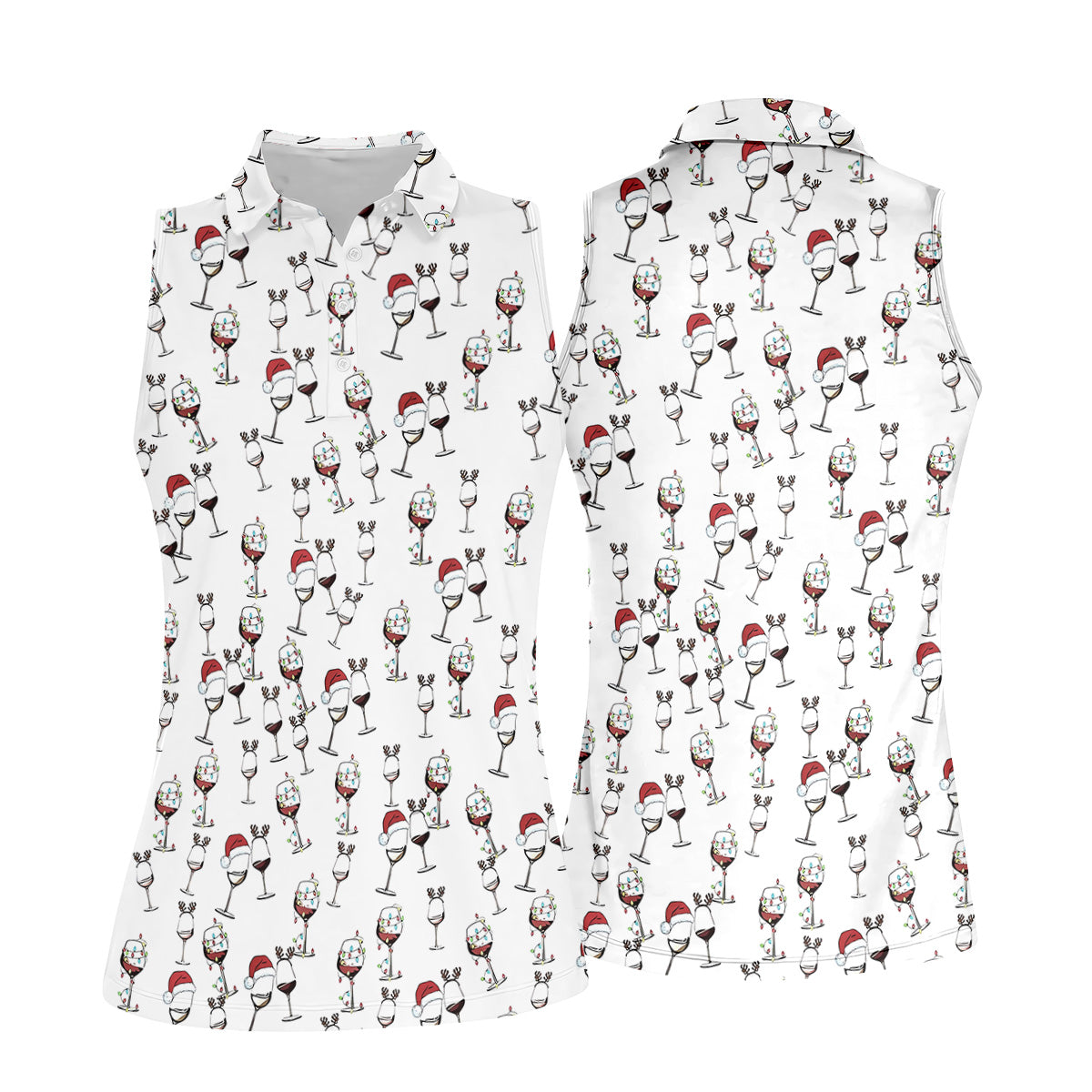 STYLE:Sleeveless Polo Shirt