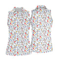 STYLE:Sleeveless Polo Shirt