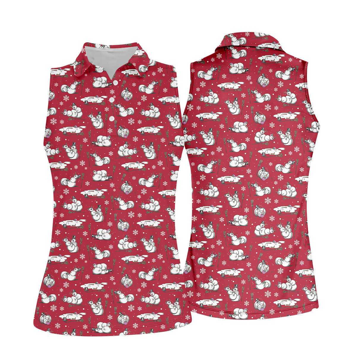 STYLE:Sleeveless Polo Shirt