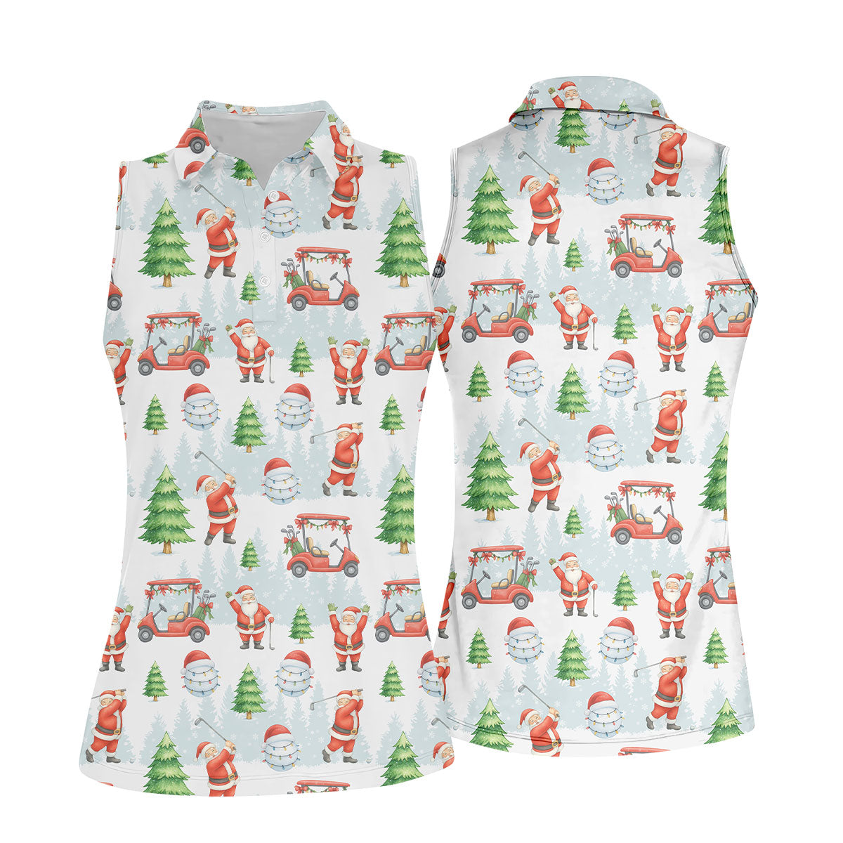 STYLE:Sleeveless Polo Shirt