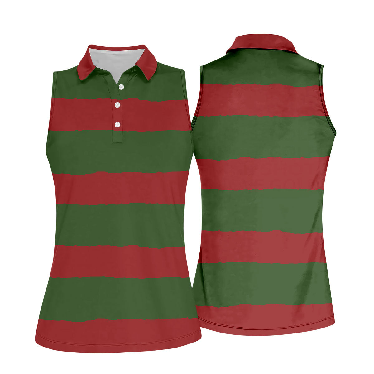 STYLE:Sleeveless Polo Shirt