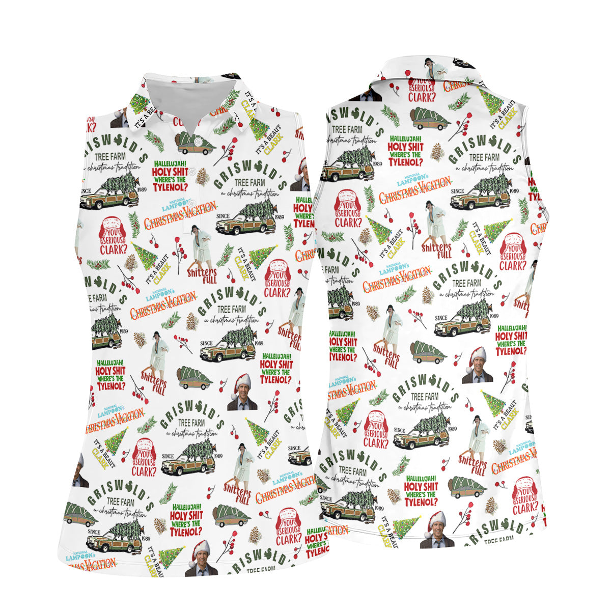 STYLE:Sleeveless Polo Shirt