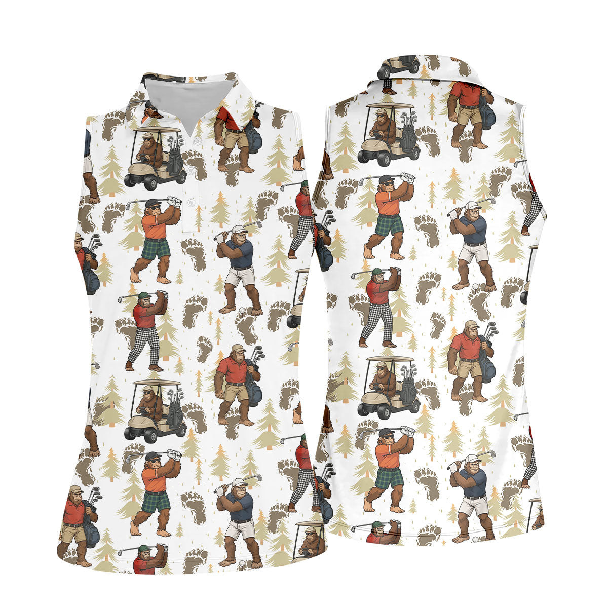 STYLE:Sleeveless Polo Shirt