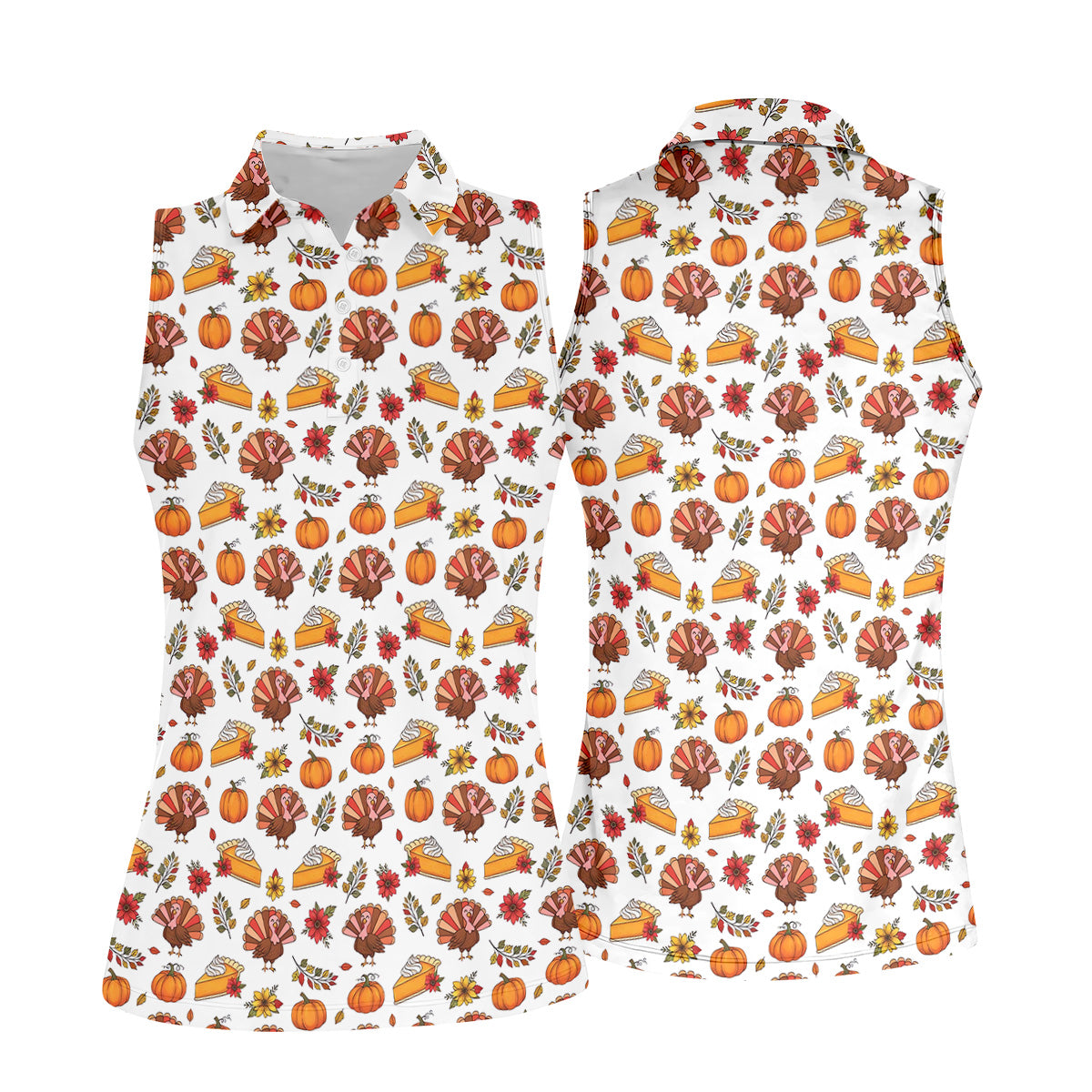 STYLE:Sleeveless Polo Shirt