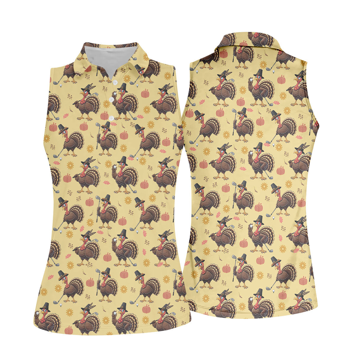 STYLE:Sleeveless Polo Shirt