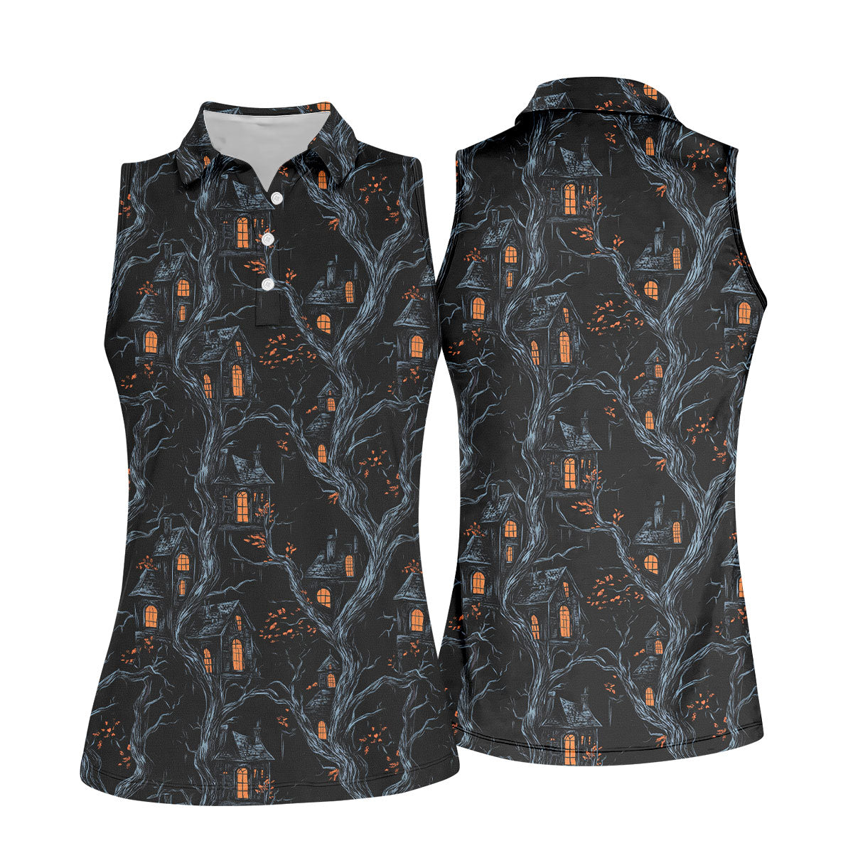 STYLE:Sleeveless Polo Shirt