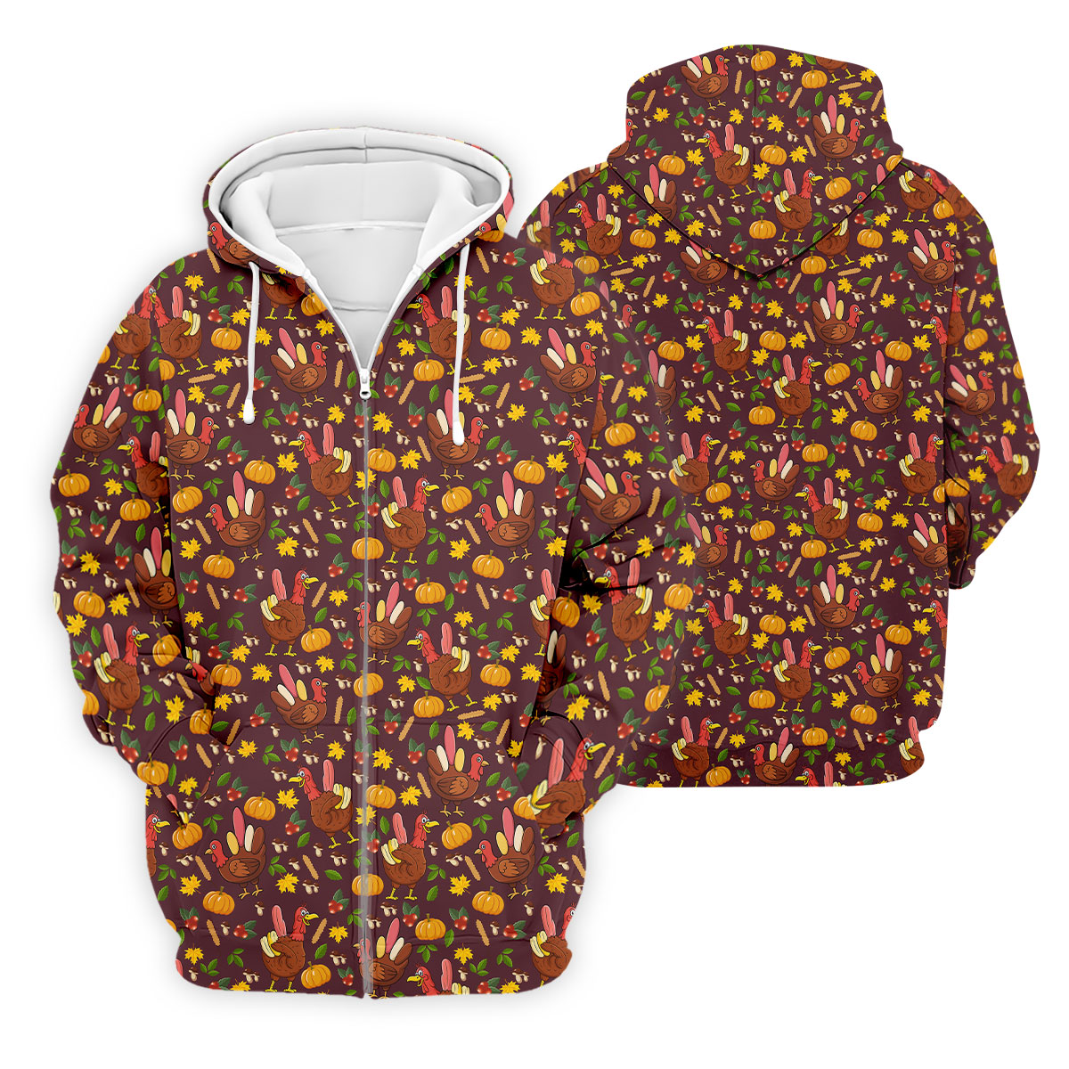 STYLE:Zipper Hoodie