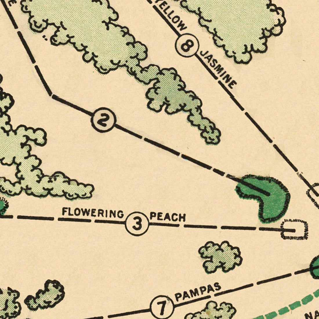 Augusta Golf Club Canvas, Vintage Wall Decor, Gifts For Golf Lovers, Golf Decor