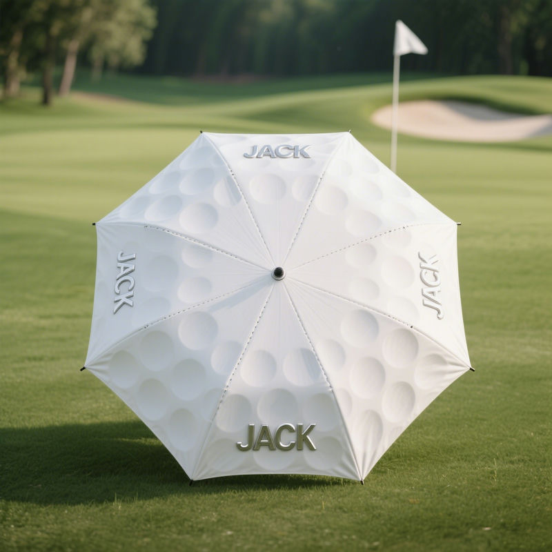 Custom Golf Umbrellas Xmas Ornament, Golf Player Custom Name Golf Keychain, Christmas Golf Gift