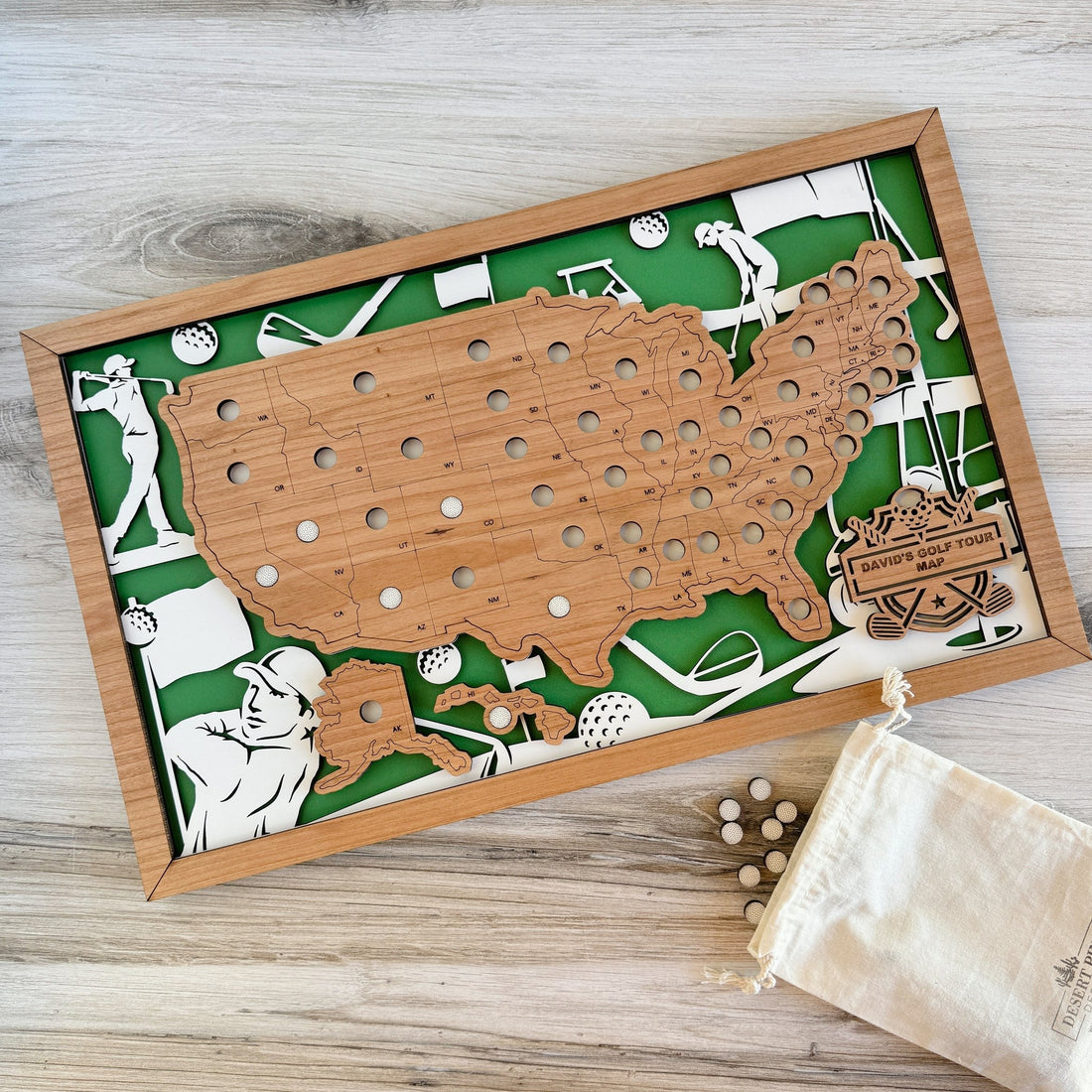 Golf Course  Maps, Golf Wall Art, Golf Decor, Golf Gift For Dad