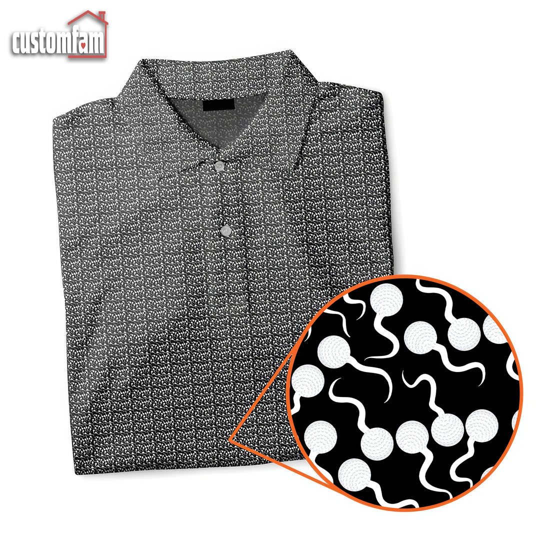 Custom Name Men's Golf Polo Shirt, Funny Golf Shirt, Golfing Apparel, Golf Gift For Men